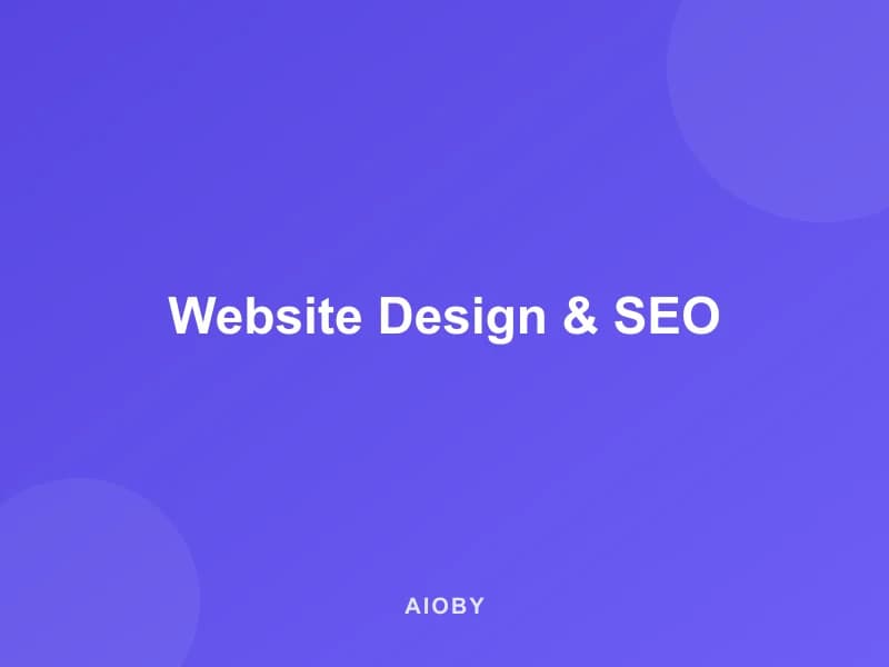 Website Design & SEO