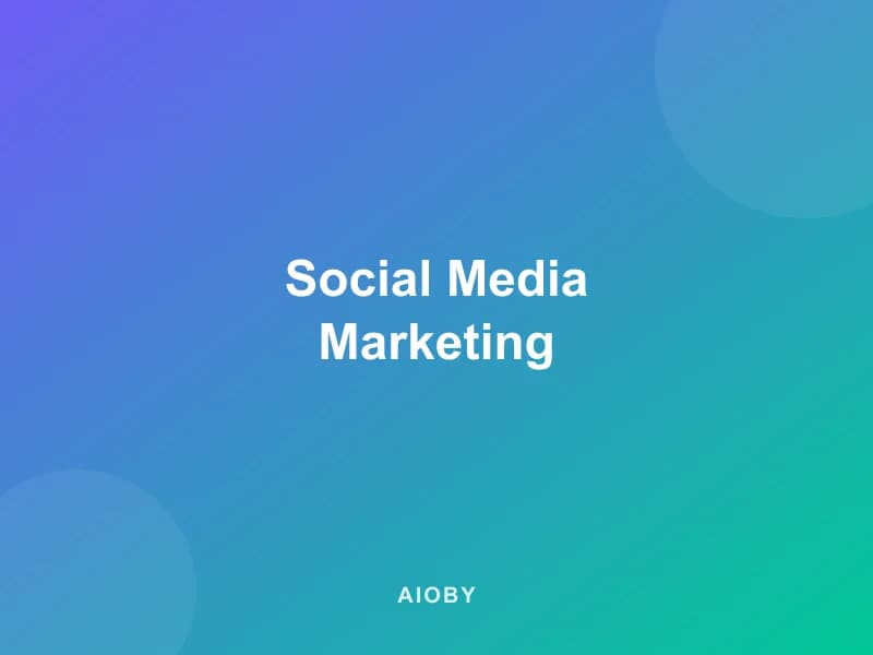 Social Media Marketing