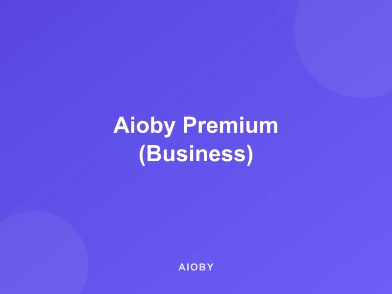 Aioby Premium (Business)