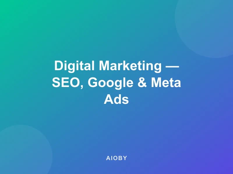 Digital Marketing