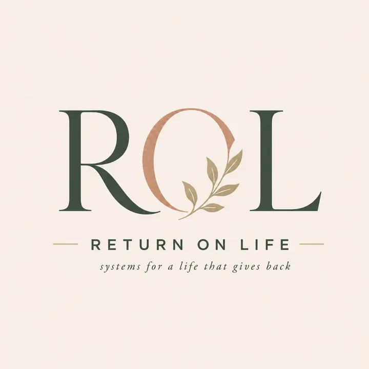Return On Life (ROL) by Rochelle Rozario logo