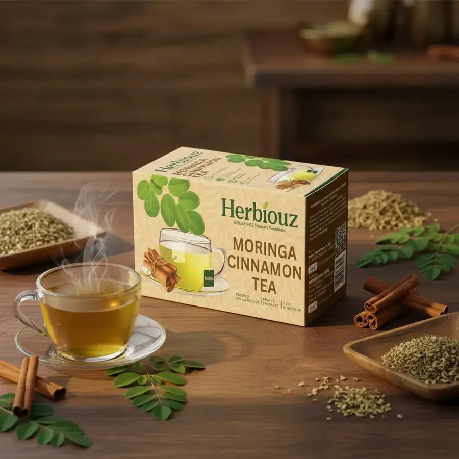 Herbiouz Moringa Cinnamon Tea
