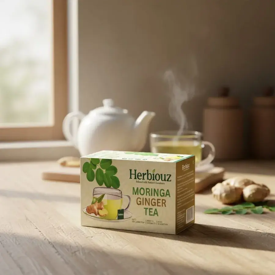 Herbiouz Moringa Ginger Tea