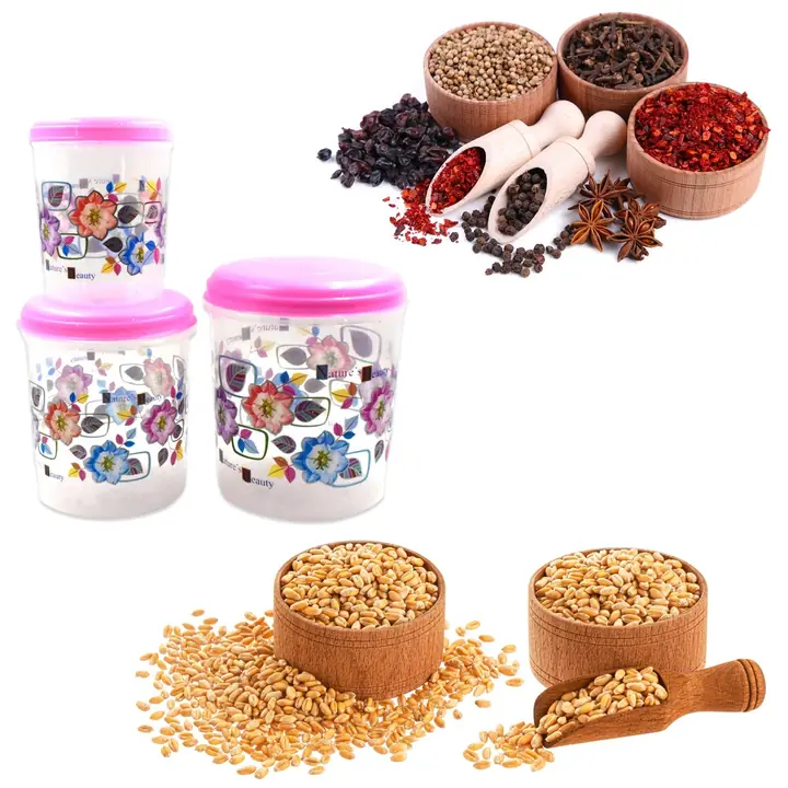 3 Pc Storage Container Used In All Kinds Of Places Including Household And Offices For Storing