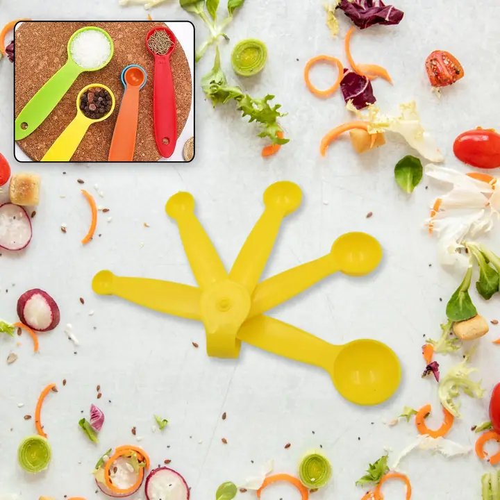 Plastic Measuring Spoons - Set Of 5