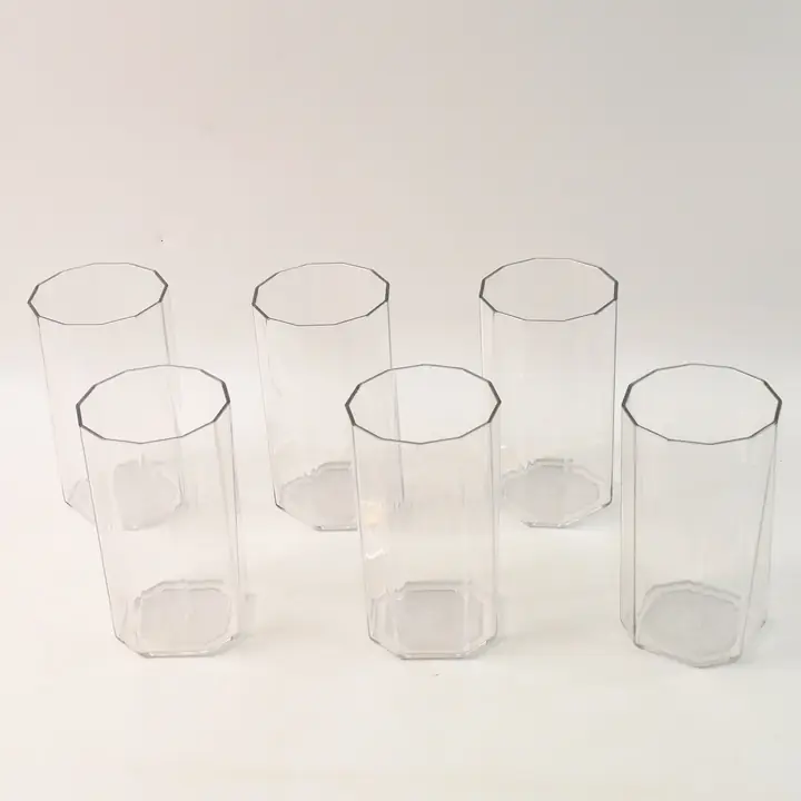 Apex Merino N Glass Unbreakable Plastic Drinking Glass Set (6pc300ml) Approx