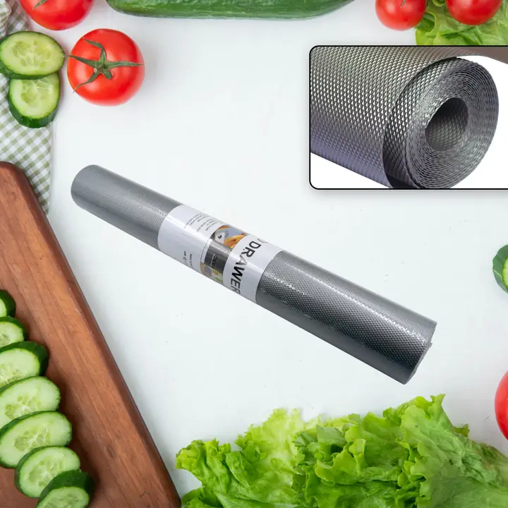 Multipurpose Anti-slip Bathroom Kitchen Cabinet Drawer Shelf Mat Liner Sheets Roll Fridge Mat Table