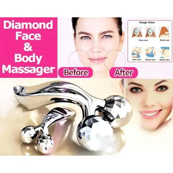 -3d Roller Face Massager