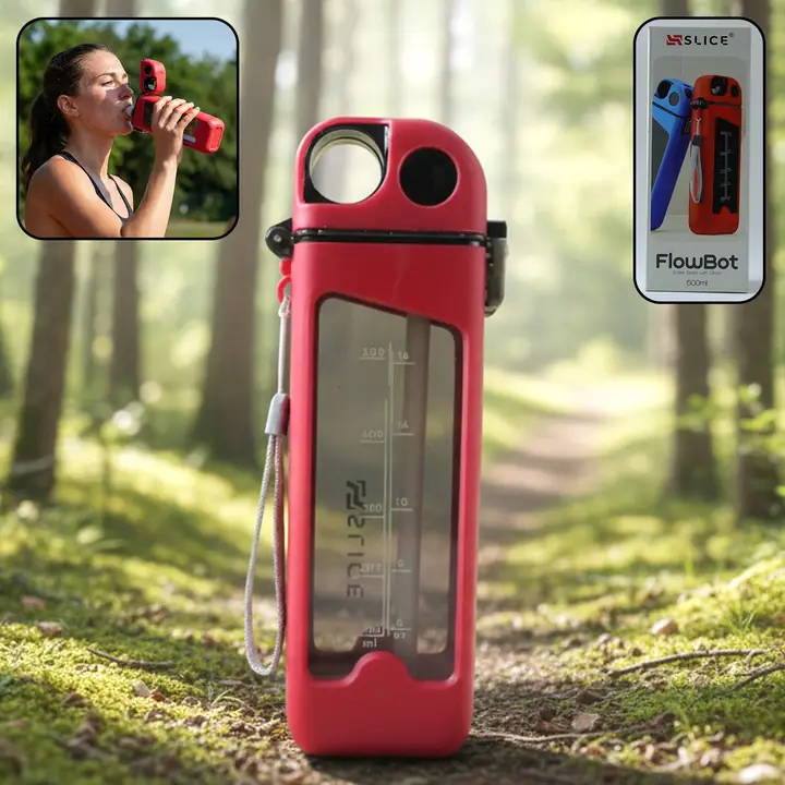 ml Leakproof Portable Sports Water Bottle (1 Pc)