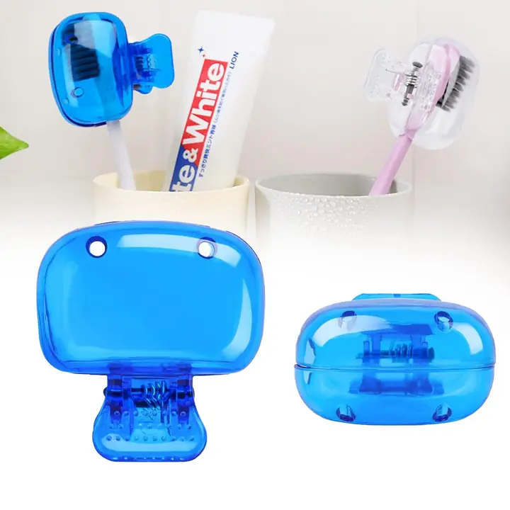 Plastic Toothbrush Head Cover Cap (1 Pc)