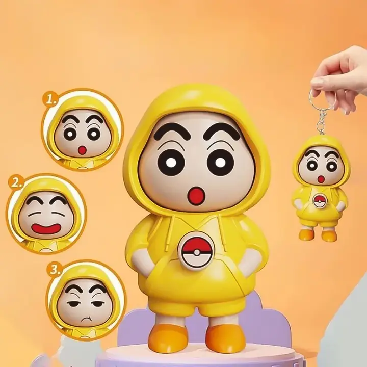 Face Changing Doll Toy With Keyring (1 Pc)