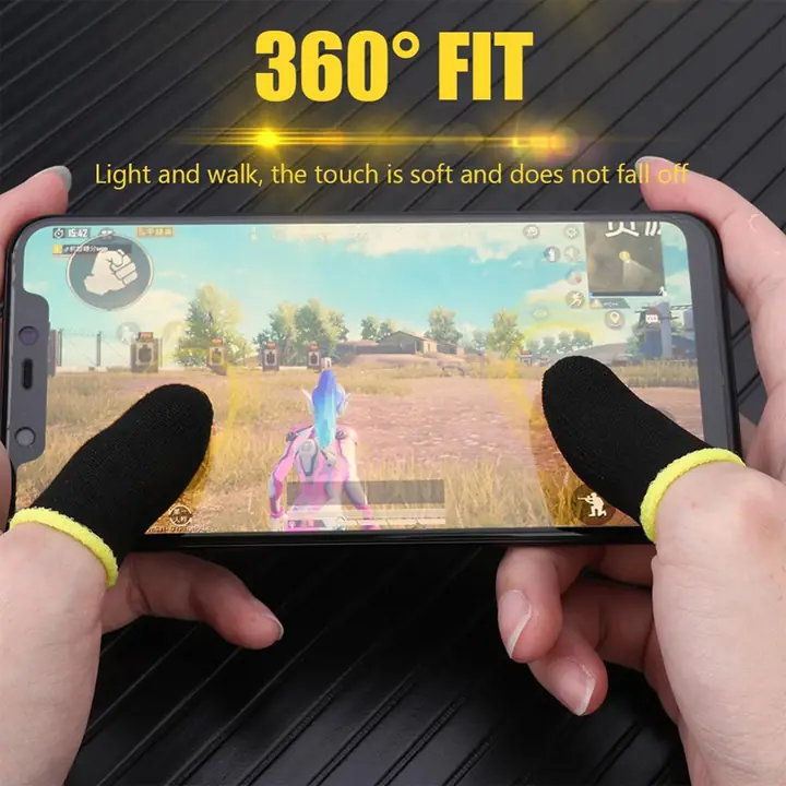 Thumb Finger Sleeve For Mobile Game Pubgcodfreefire (1pair Only)