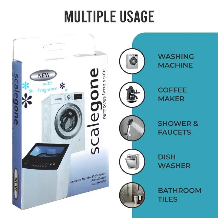 Washing Machine Scalegon Powder For Machine Tub Cleaner (100 g)