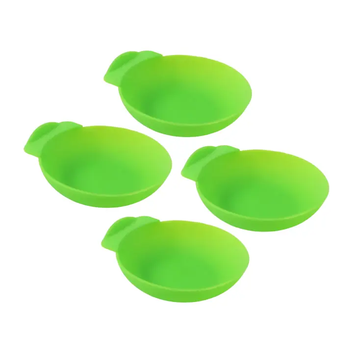 Idli Maker Cups (4 Pcs) Food-grade Silicone Non-stick Idli Dhokla Egg Poacher Moulds