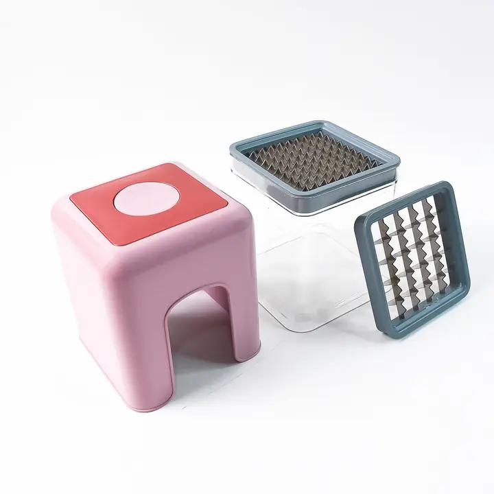 Apex Heavy Duty Potato Chipser Vegetable Chopper With Dual Blade Set