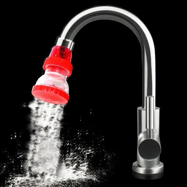 Small Plastic 360-degree Shower Head Faucet