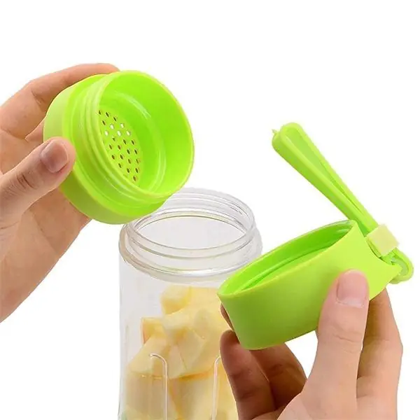 Portable USB Electric Juicer - 6 Blades (Protein Shaker)