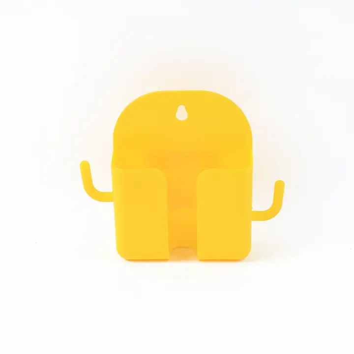 Pc Orange Wallmount Mobile Stand With Hook For And Stuffs Purposes.