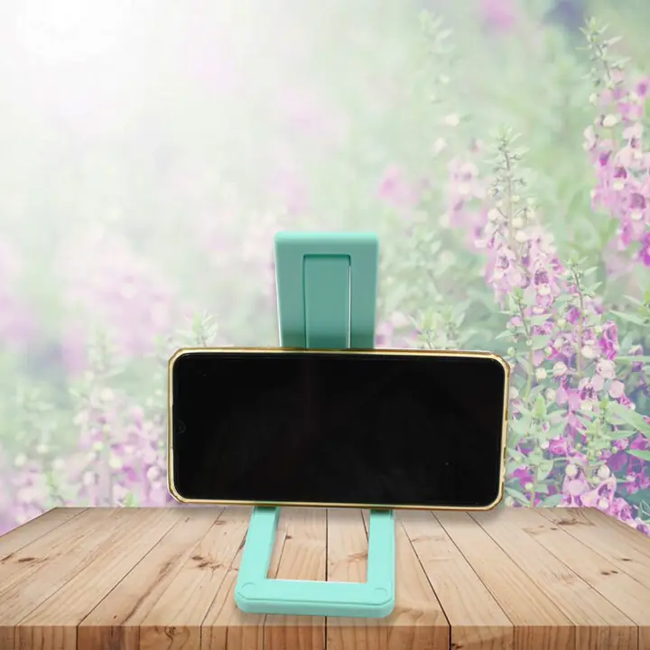 Mobile Phone Stand Mobile Phone Holder Table Adjustable Angle Height Foldable Non-slip Sturdy
