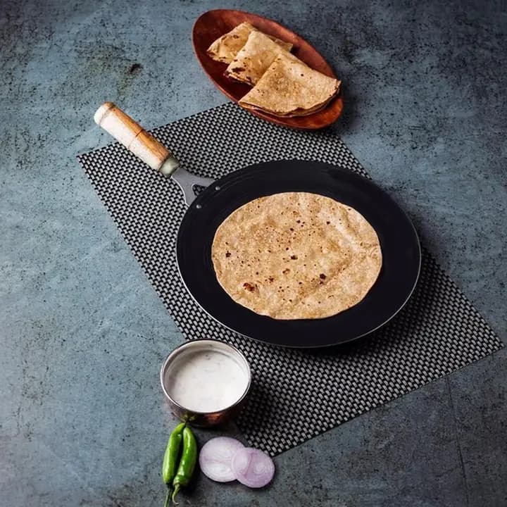Wooden Handle Roti Tawa Used In All Household And Kitchen Purposes For Making Rotis And Parathas