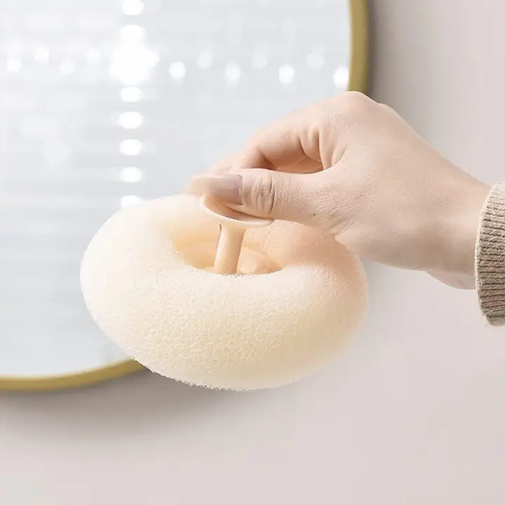 Super Soft Bath Sponge Flower Suction Cup Bath Sponges For Shower Women Men Foam Loofah Sponge (1 Pc)