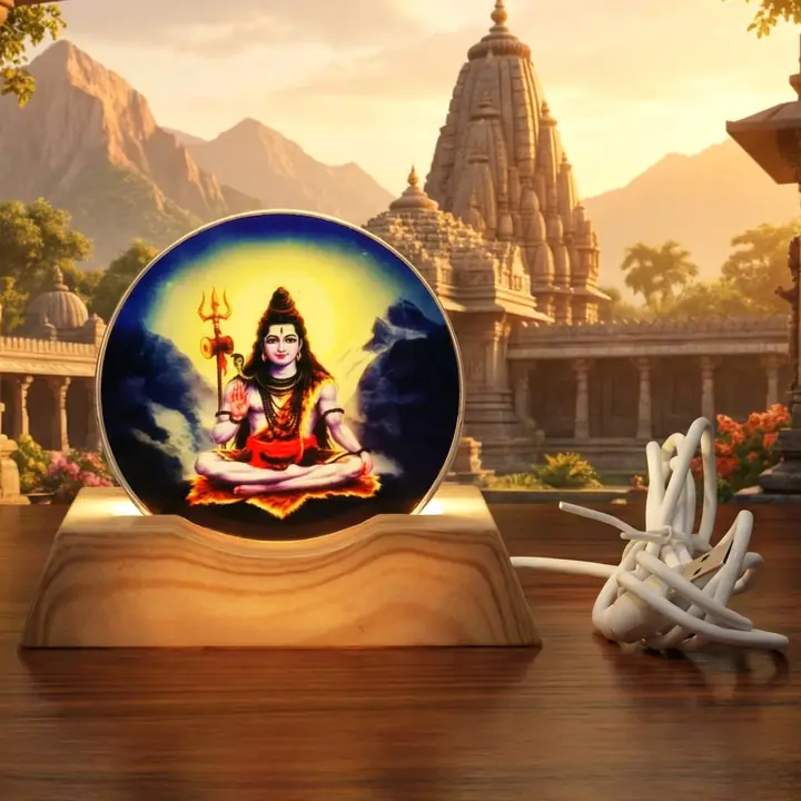 Creative Lord Shiva LED Night Lamp (1 Pc)