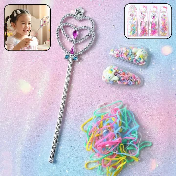 Mix Stylish Hair Accessories Kit (1 Set)