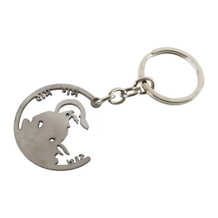 Devotional Jai Shri Ram Metal Keychain - (1 Pc)