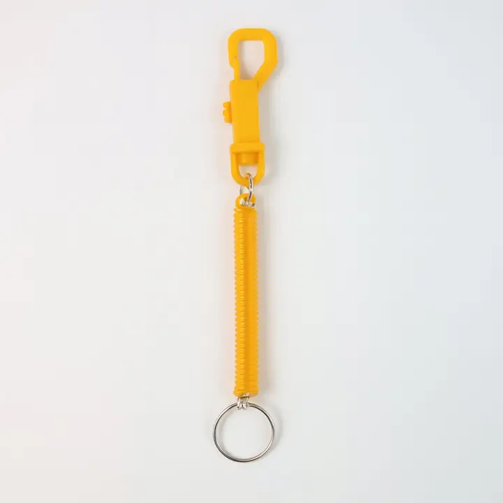 Coiled Retractable Keychain - (1 Pc)