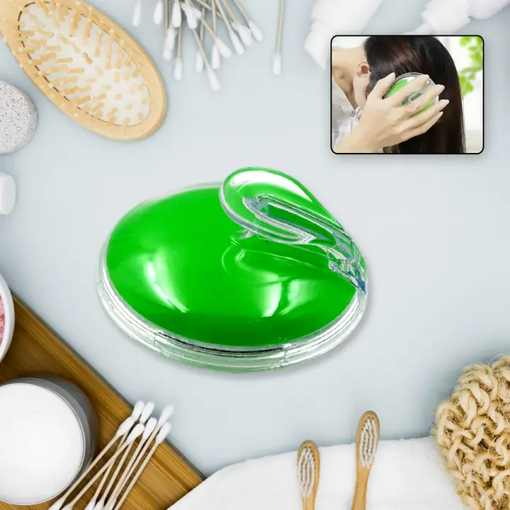 Silicone Head Massager Used In All Kinds Of Places Like Household And Official Places For Unisexul