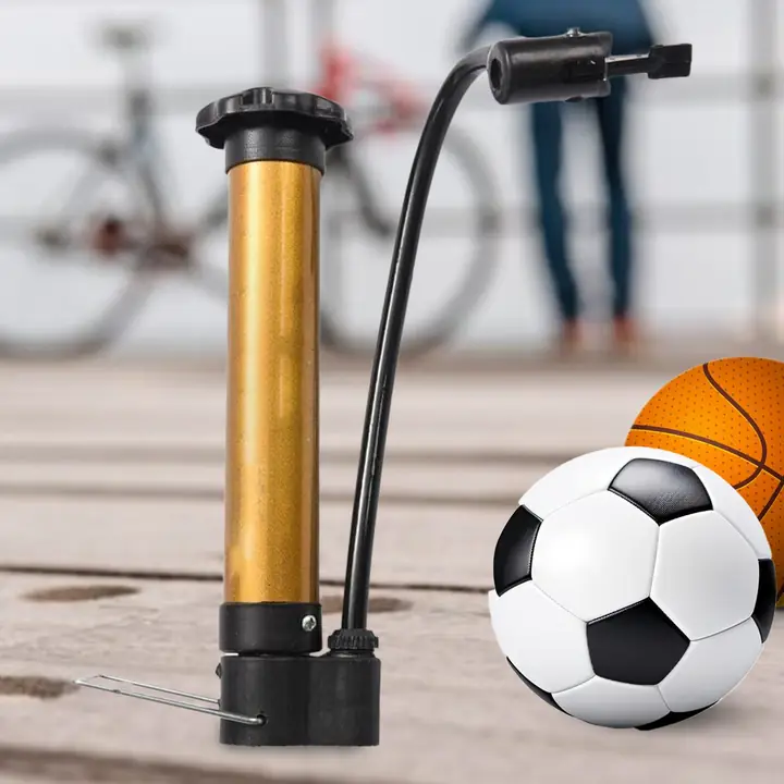 Hand Air Ball Pump Metal Portable High Pressure Air Pump Mini Basketball Inflator For Balls
