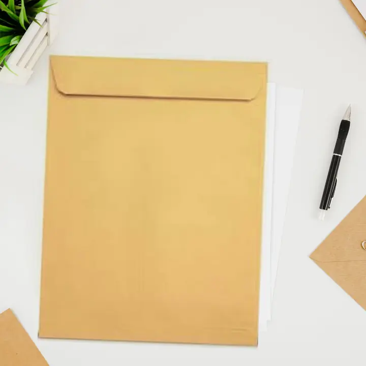 Kraft Envelopes 16 X 14 Inch Brown Envelopes Envelopes Card Envelopes Kraft Paper Envelopes (1 Pc)