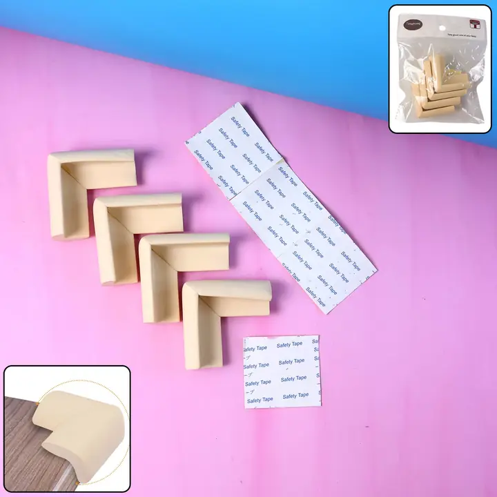 Pc Soft Foam Table Corner Protectors Set With Safety Tape