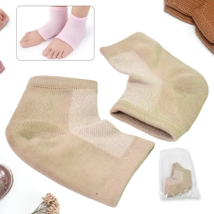 Heel Socks Overnight Heels While You Sleep (1 Pair Mix Color)