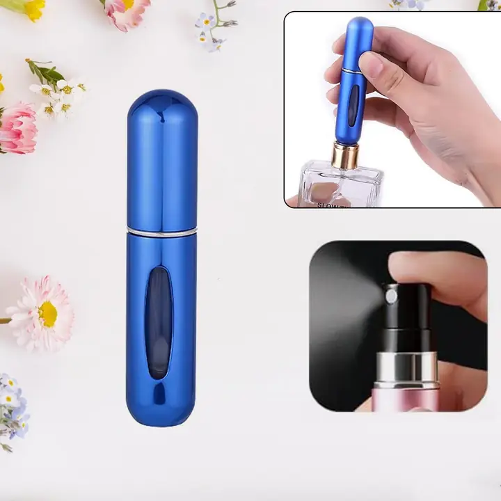 Mini Portable Perfume Empty Spray Bottle (1 Pc Mix Color)