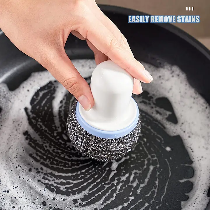 Dish Brush Multifunctional Palm Brush For Dish Kitchen Sink Pot Pan - Dish Scrub Brush Small