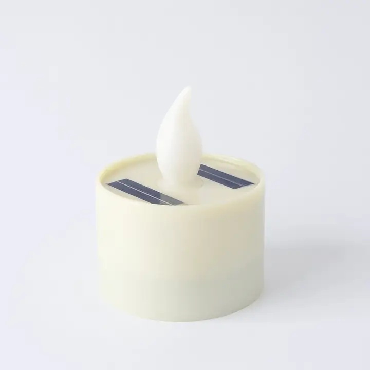Solar Powered LED Flameless Candle Light (1 Pc)