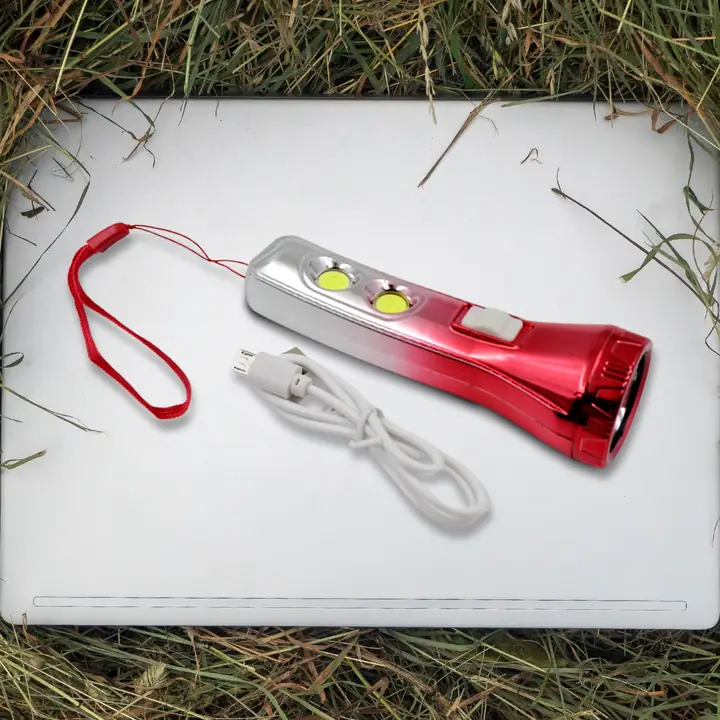 Multi Functional 3 LED Torchlight Flashlight (1 Pc)