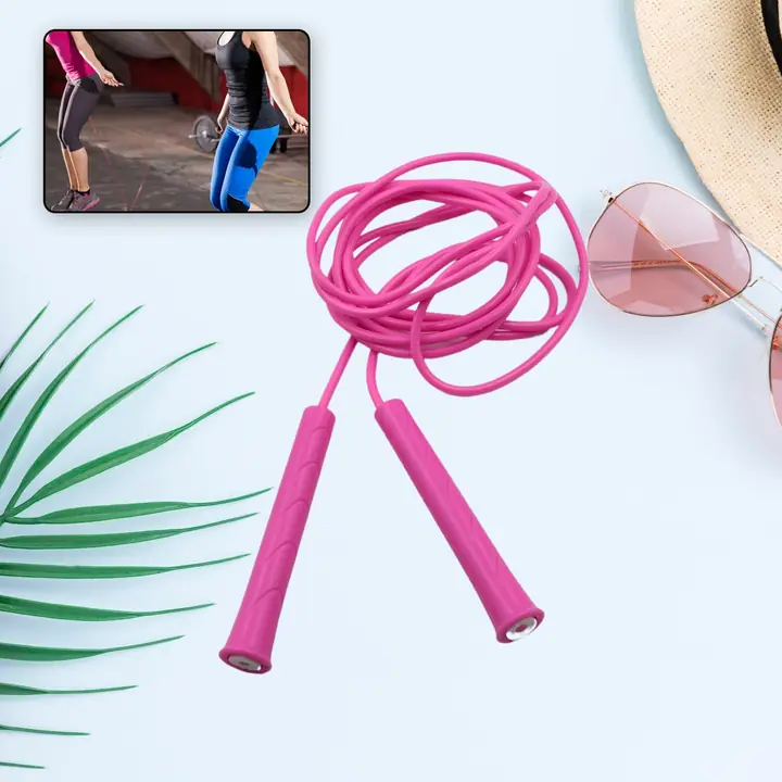 3m Plastic Adjustable Wire Skipping Skip High Speed Jump Rope Cross Fit Fitness Equipment Exercise