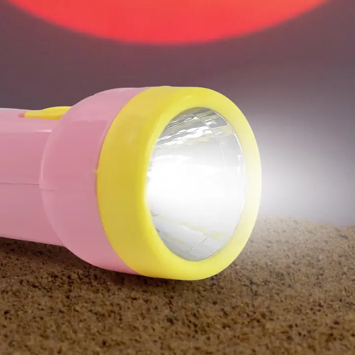2-in-1 Rechargeable Small Handy LED Torchlight For Home Outdoor Tracking (1 Pc)