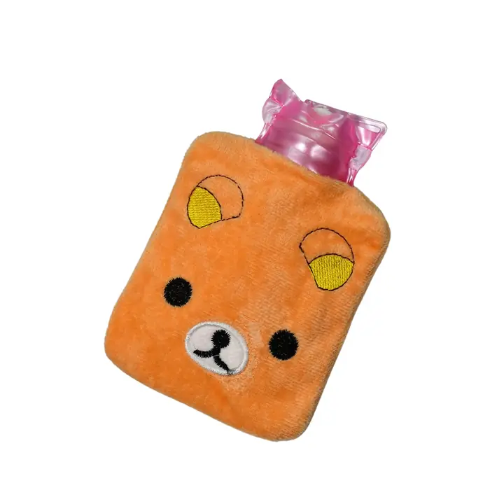 Orange Panda Small Hot Water Bag With Cover For Pain Relief Neck Shoulder Pain And Hand Feet Warmer