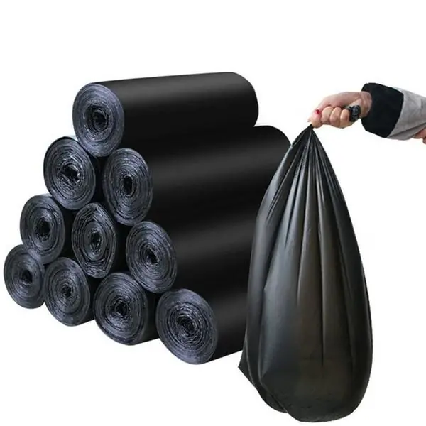 Garbage Bags Medium Size Black Colour (24 X 32)