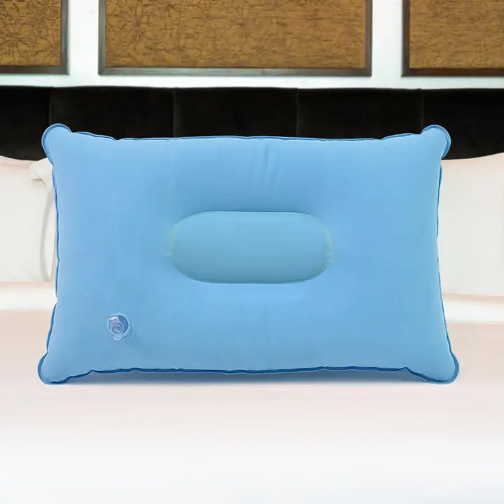 Comfortable Inflating Travel Pillow (3421 Cm 1 Pc Mix Color)