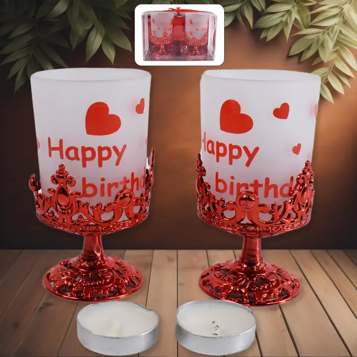 Tealight Holder Stylishly Shaped Candle Diya Stand Plastic Beautiful Design Festival (2 Pc Mix
