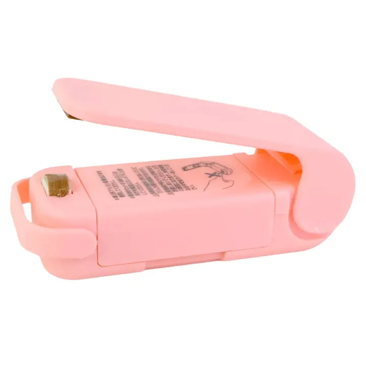 Mini Sealing Machine Plastic Bag Sealer Portable Mini Super Seal Packing Plastic Bag Tool Sealing (1pc)