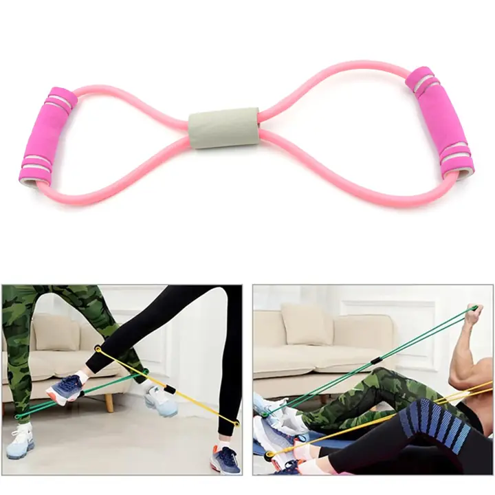 Sport Resistance Loop Band Yoga Bands Rubber Exercise Fitness Training Gym Strength Resistance Band (1 Pc)