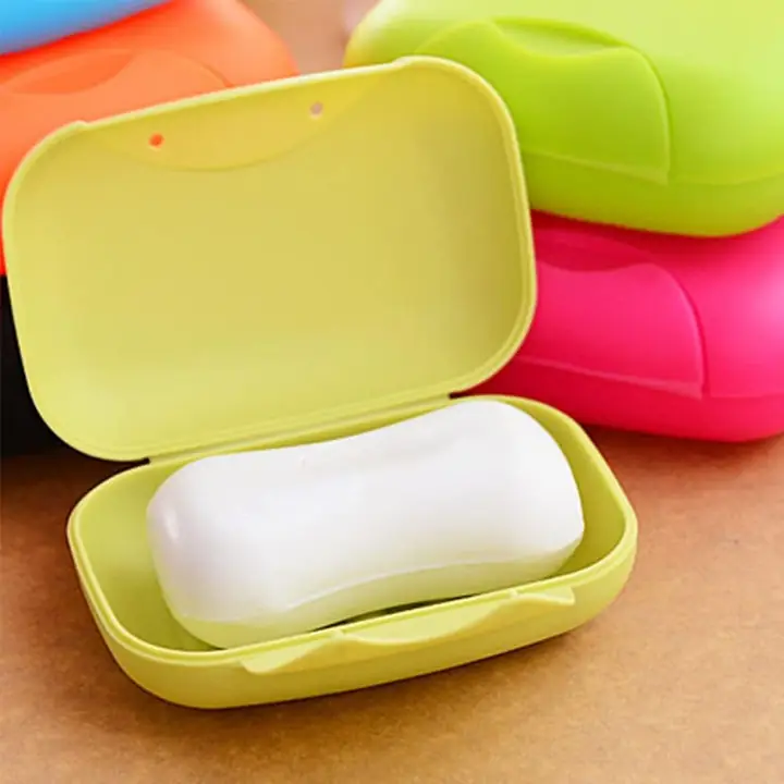 Travel Soap Case Box Plastic Soap Box With Cover Waterproof Leakproof Soap Dish For Bathroom Travel (1pc)