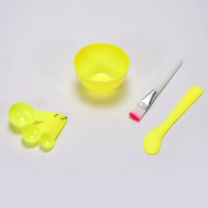 Facial Mask Bowl Set For Girls Use ( 6 Pcs Set )