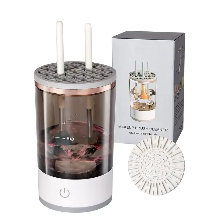 Automatic Makeup Brush Cleaner Fast Electric Brush Cleaner Hand Free Machine Super Clean Brush (1 Pc)