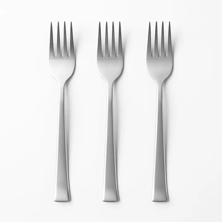 Premium Stainless Steel Dinner Fork - (3 Pc Set)